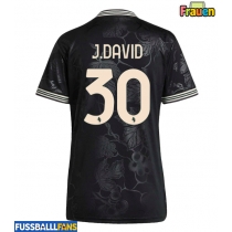 Juventus Jonathan David #30 3rd trikot Frauen 2025-26 Kurzarm